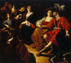 Ruggero et Aleina, peint par Rutilio Manetti - Rutilio Manetti